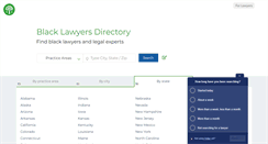 Desktop Screenshot of blacklawyers.com