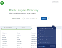 Tablet Screenshot of blacklawyers.com